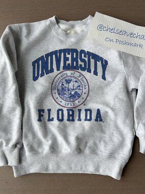 Vintage University of Florida Crewneck Sweatshirt, University of Florida Logo